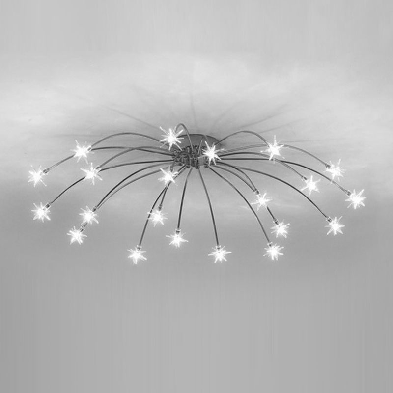 Flush Mount Ceiling Light Aurora Starry Art Deco