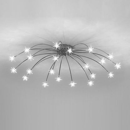 Flush Mount Ceiling Light Aurora Starry Art Deco