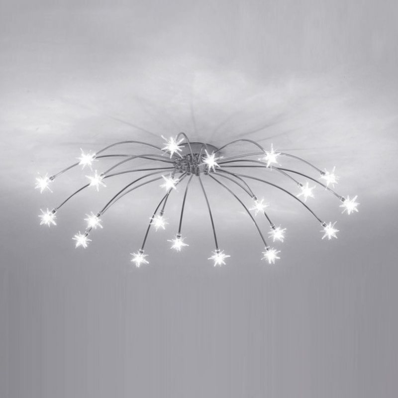 Flush Mount Ceiling Light Aurora Starry Art Deco