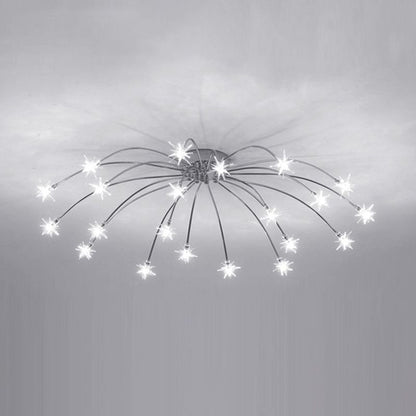Flush Mount Ceiling Light Aurora Starry Art Deco