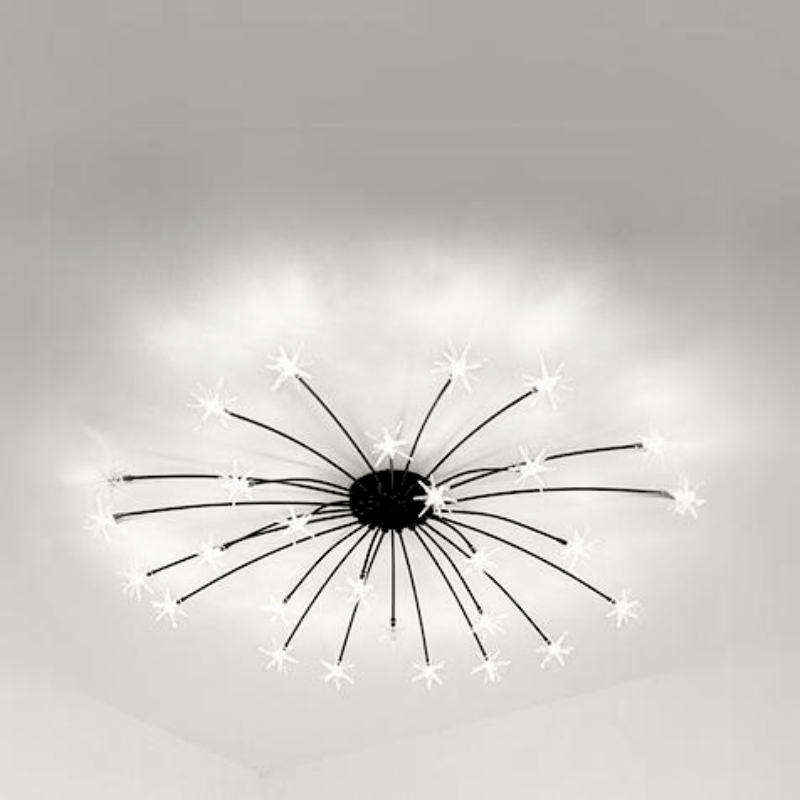 Flush Mount Ceiling Light Aurora Starry Art Deco