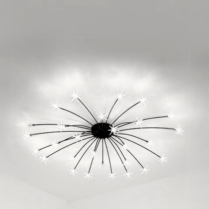 Flush Mount Ceiling Light Aurora Starry Art Deco