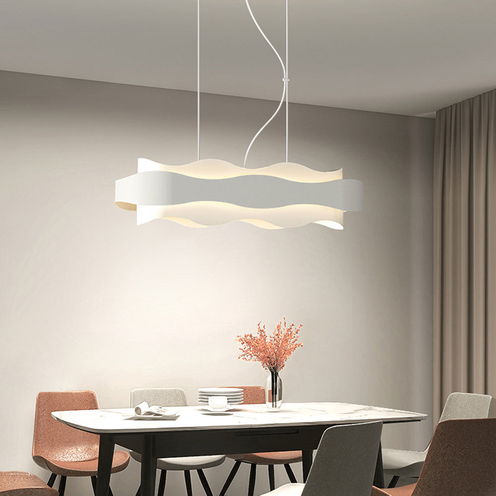 Ambient Glow Flower Pendant Light Art Deco