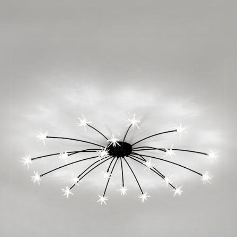 Flush Mount Ceiling Light Aurora Starry Art Deco