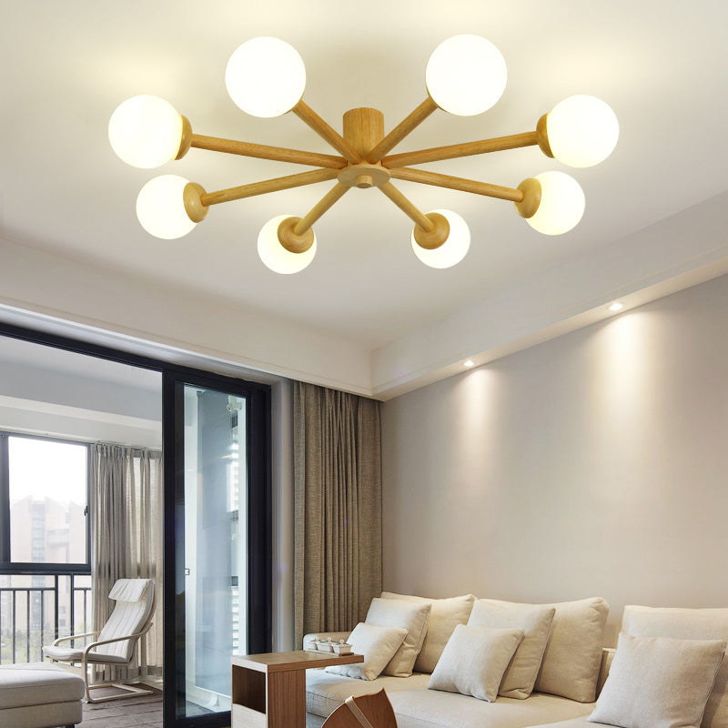 LED Ceiling Light With E27 Base NovaGlow Six Or Eight Head
