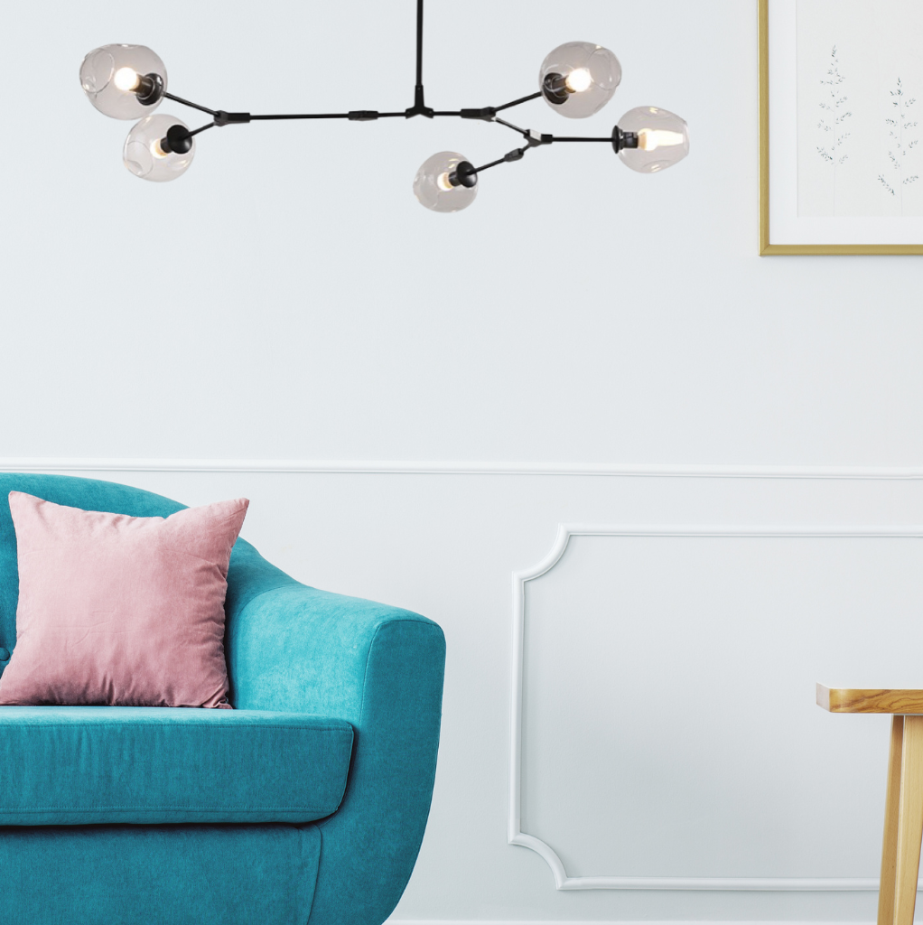 Clear Bubble Nordic Glass Pendant Light