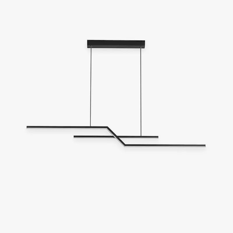 Pendant Light For Living Room Ambience Black Gold Linear