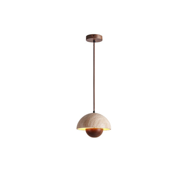Pendant Light For Warm Ambience Natural Yellow Travertine