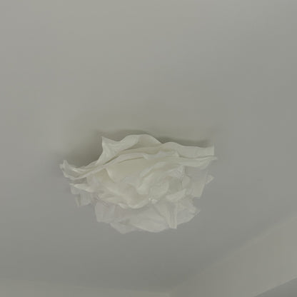 Flush Mount Floral Ceiling Paper Light For Bedroom And Study