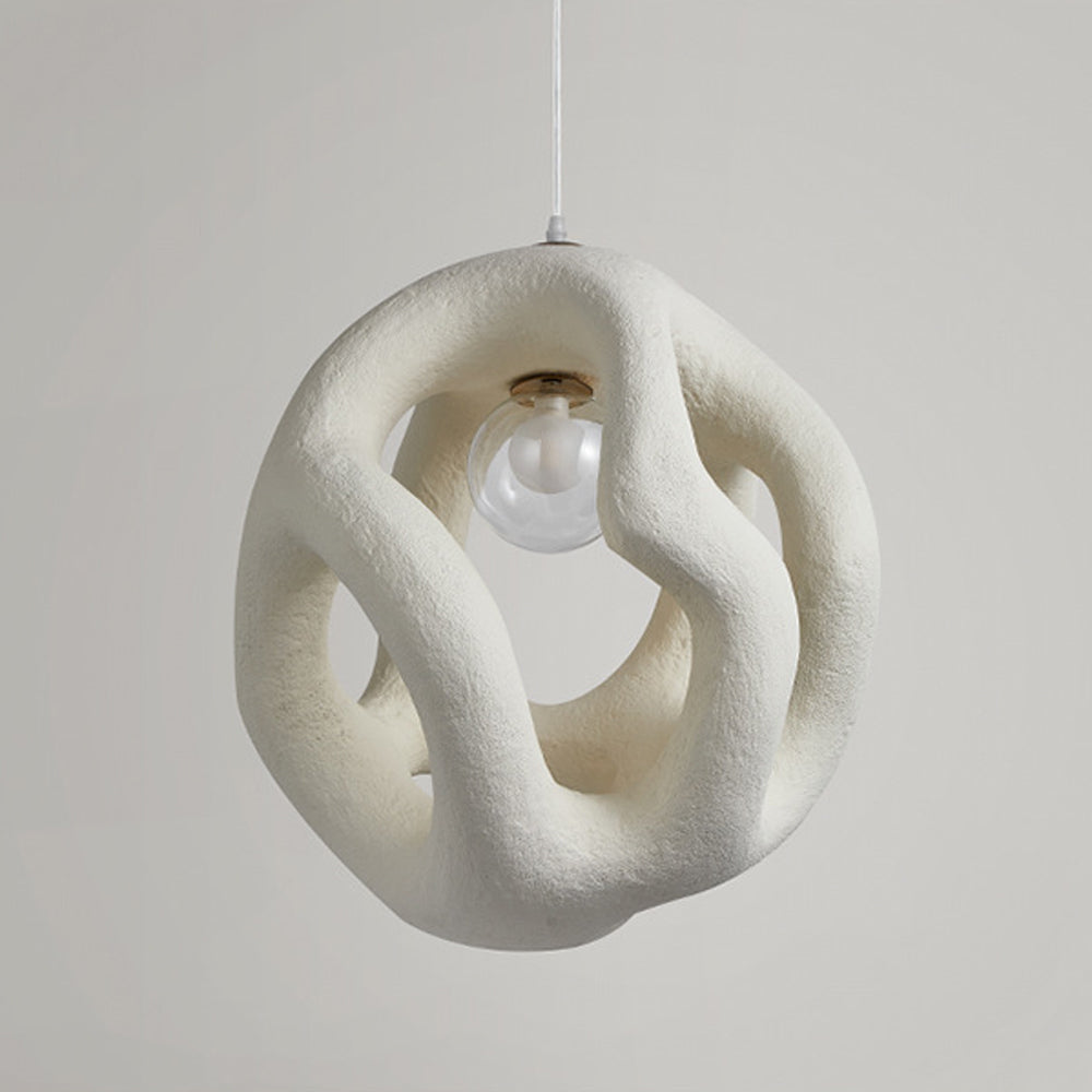 Pendant Light For Soft Ambient Glow In Homes, Modern Metal And Resin