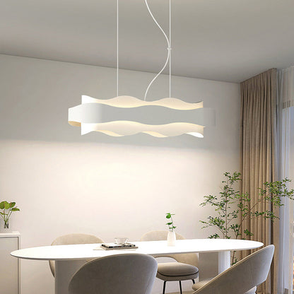 Ambient Glow Flower Pendant Light Art Deco