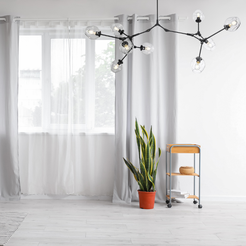Clear Bubble Nordic Glass Pendant Light