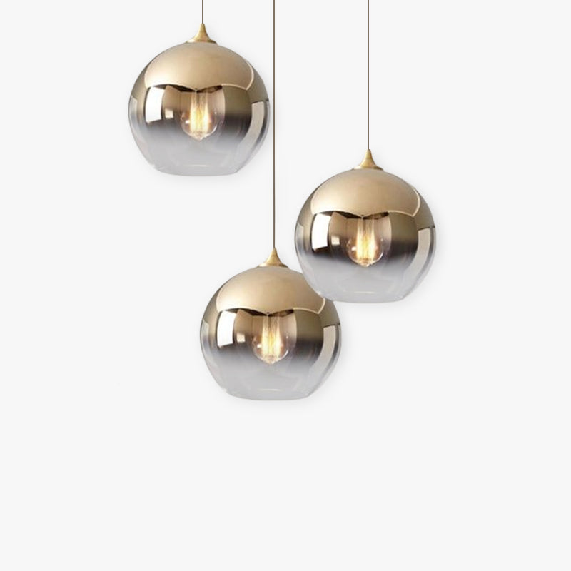 Gentle Gradient Glow Frosted Balloon Pendant Light