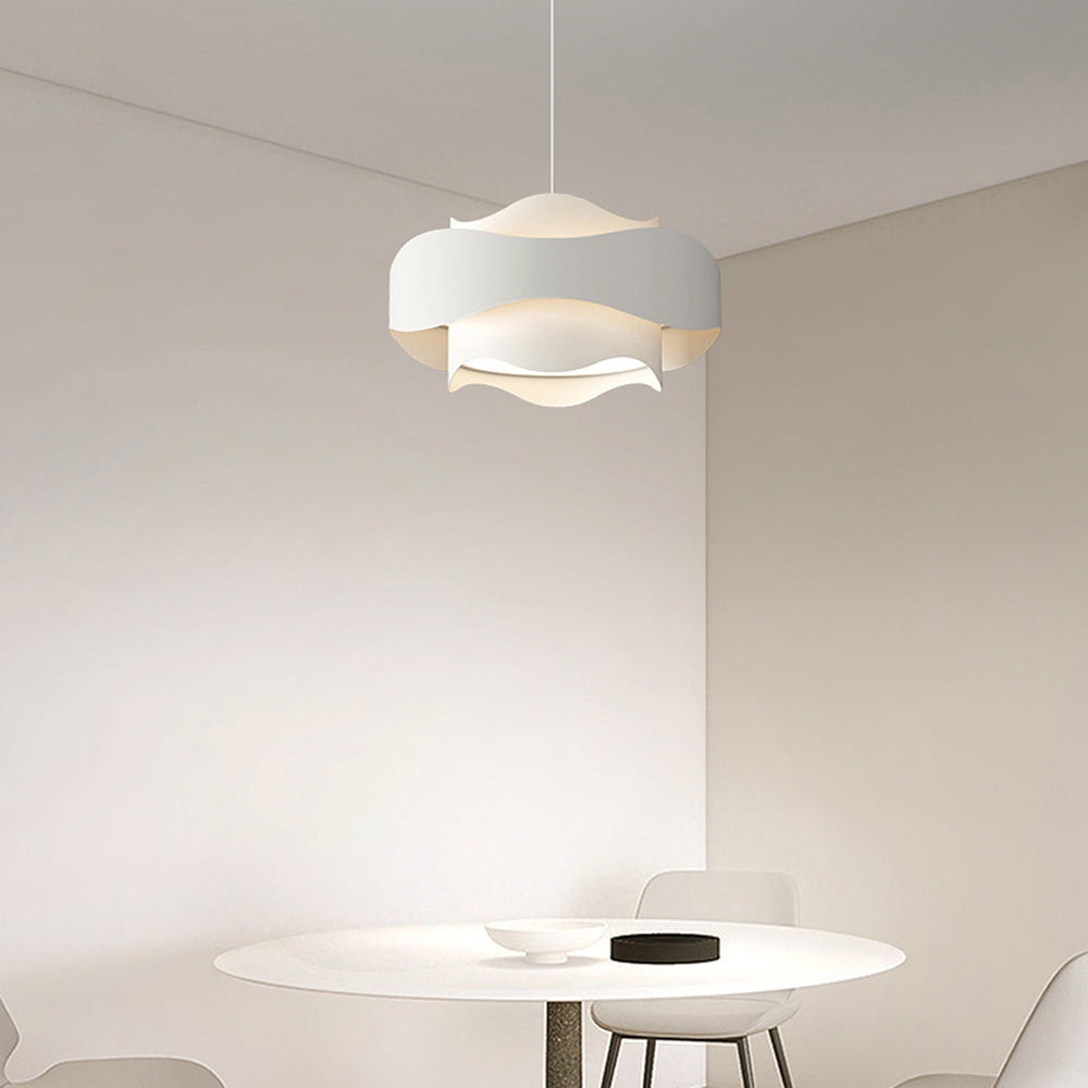 Ambient Glow Flower Pendant Light Art Deco