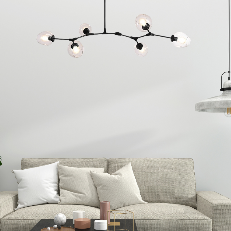 Clear Bubble Nordic Glass Pendant Light