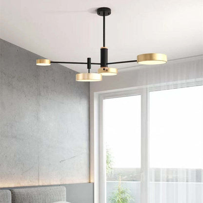 Warm Glow Pendant Light With Metal Frame Elegant