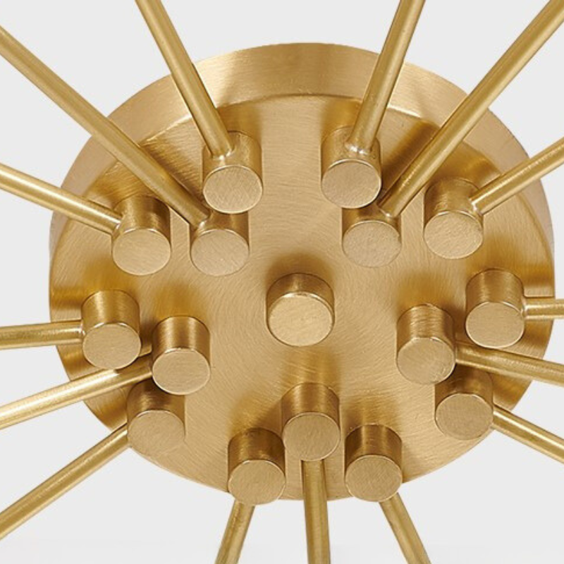 Flush Mount Ceiling Light Aurora Starry Art Deco