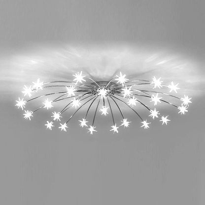 Flush Mount Ceiling Light Aurora Starry Art Deco