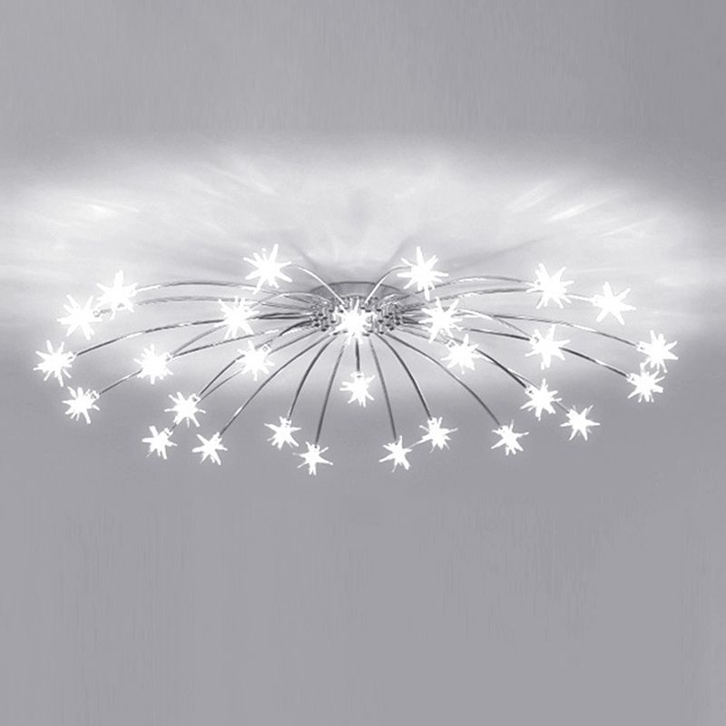 Flush Mount Ceiling Light Aurora Starry Art Deco