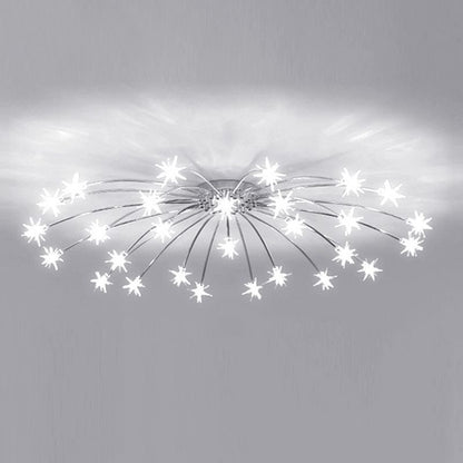 Flush Mount Ceiling Light Aurora Starry Art Deco