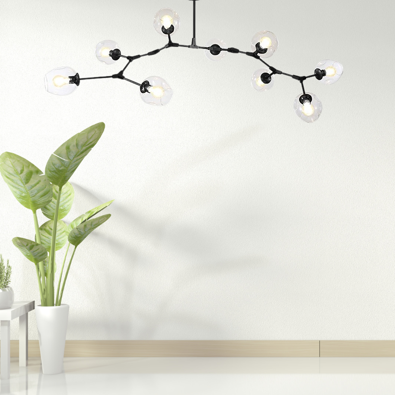 Clear Bubble Nordic Glass Pendant Light