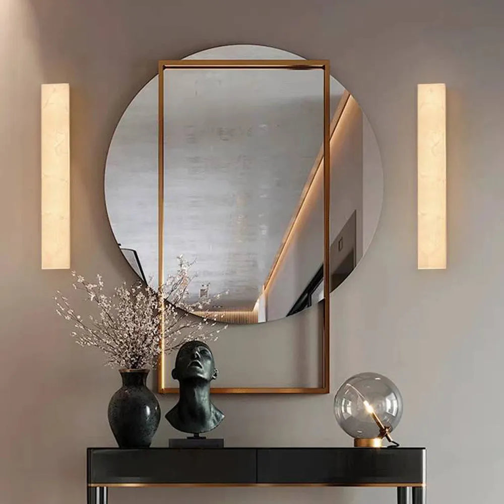White Hardwired Outdoor Rectangular Wall Light IP65