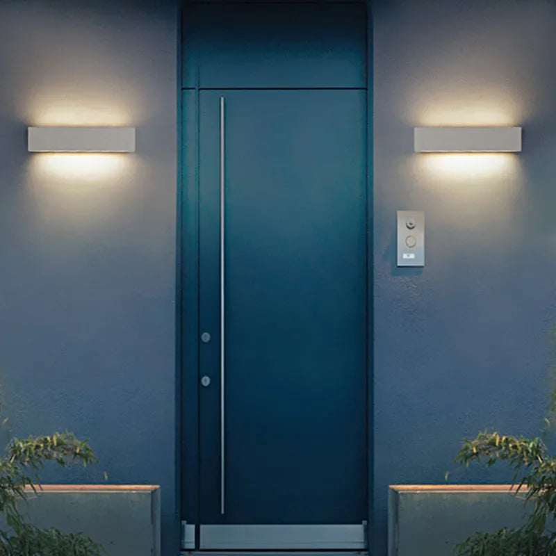Outdoor Monochrome Led Wall Light For Exterior Use