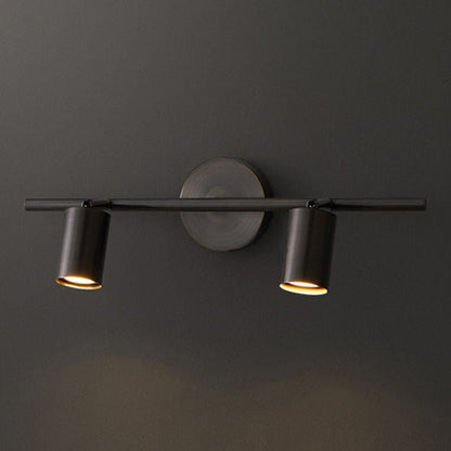 Rotatable Wall Lamp Cylinder Brass Modern Spotlight