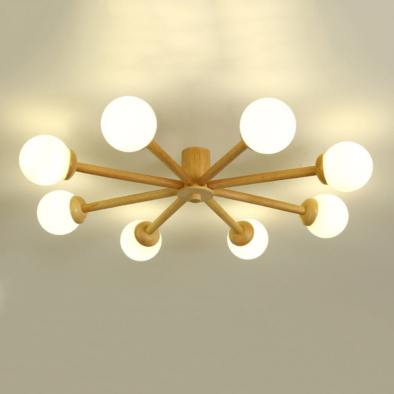 LED Ceiling Light With E27 Base NovaGlow Six Or Eight Head