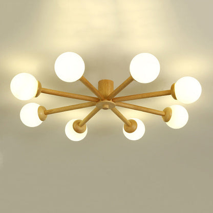 LED Ceiling Light With E27 Base NovaGlow Six Or Eight Head