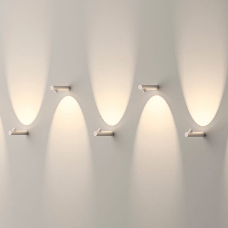 White And Black Contemporary Outdoor Waterproof Wall Light