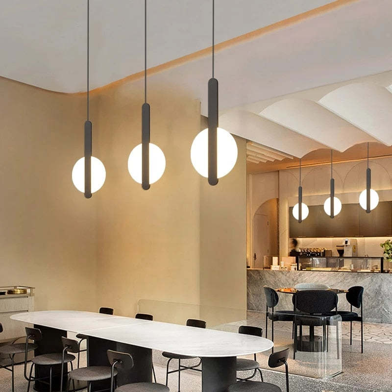 Smart Dimmable LED Pendant Light Fixture for Premium Living Room