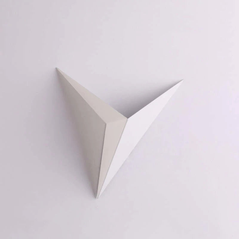 Modern Lighting For Bedroom Triangular Metal LED Wall Lamp
