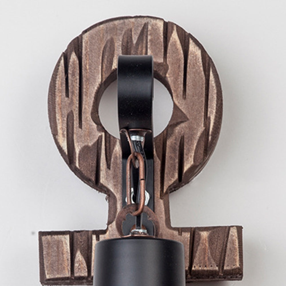 Wood And Metal Wall Sconce Heritage Lantern
