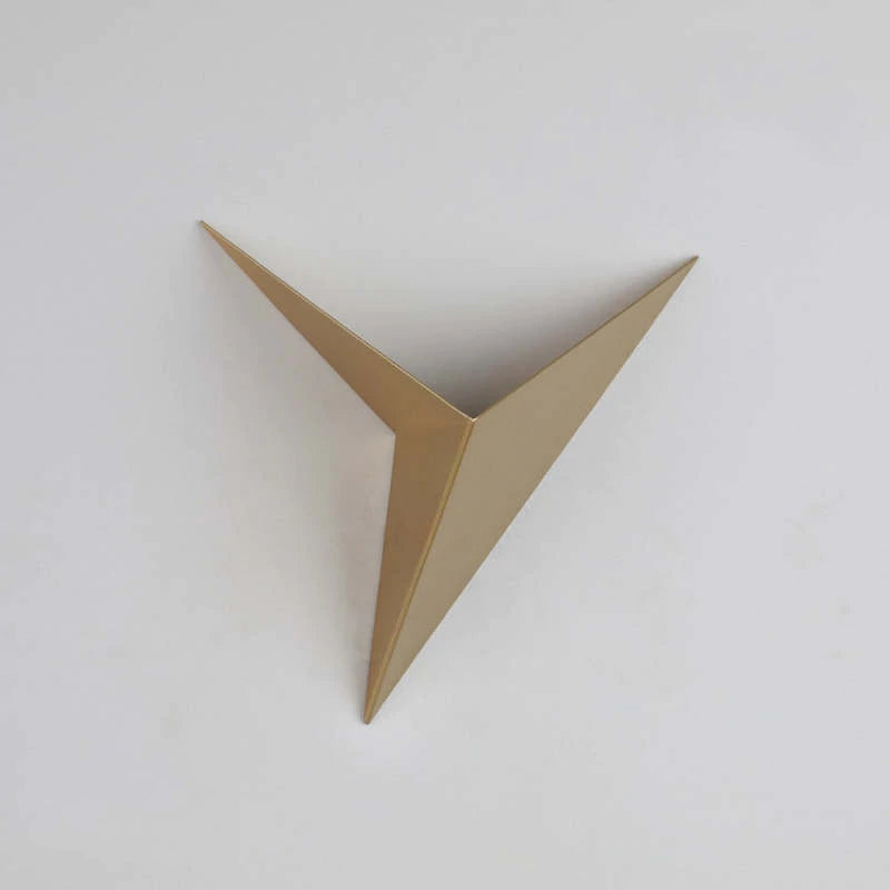 Modern Lighting For Bedroom Triangular Metal LED Wall Lamp