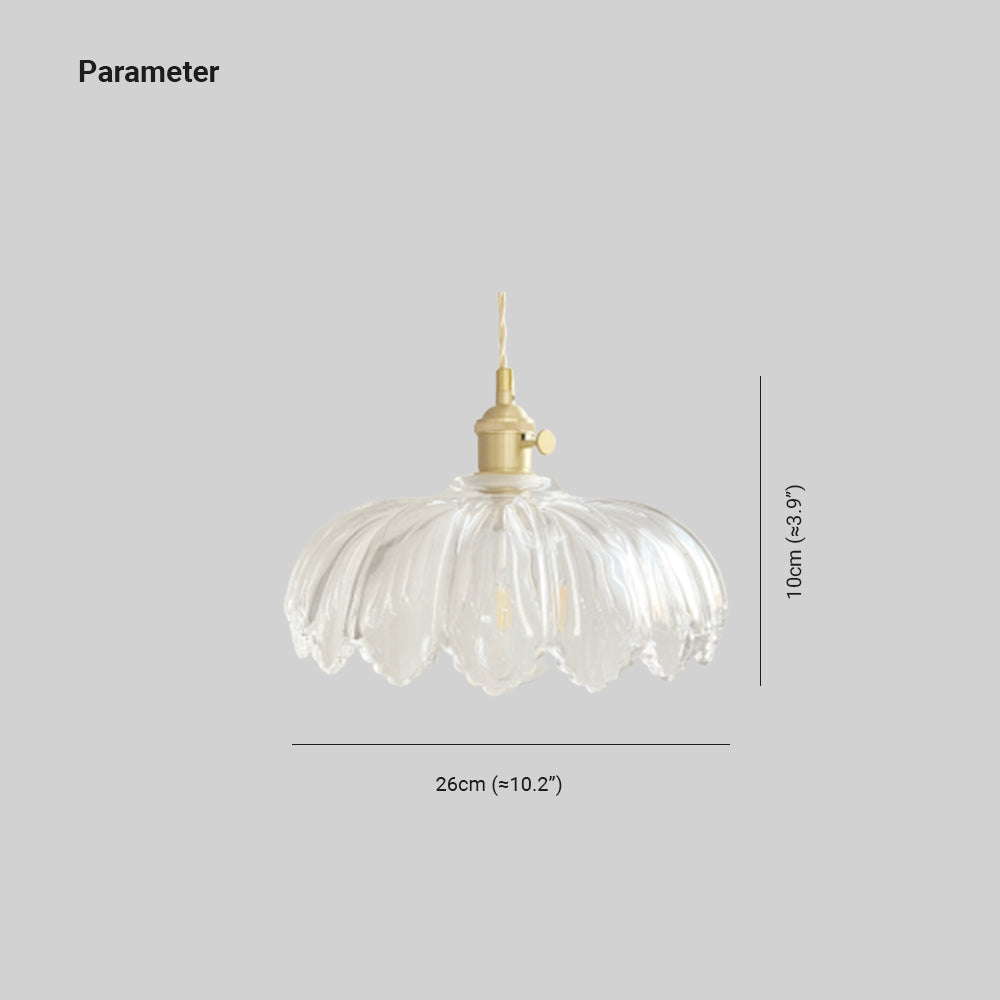 Timeless Elegance Art Deco Brass Glass Pendant Light