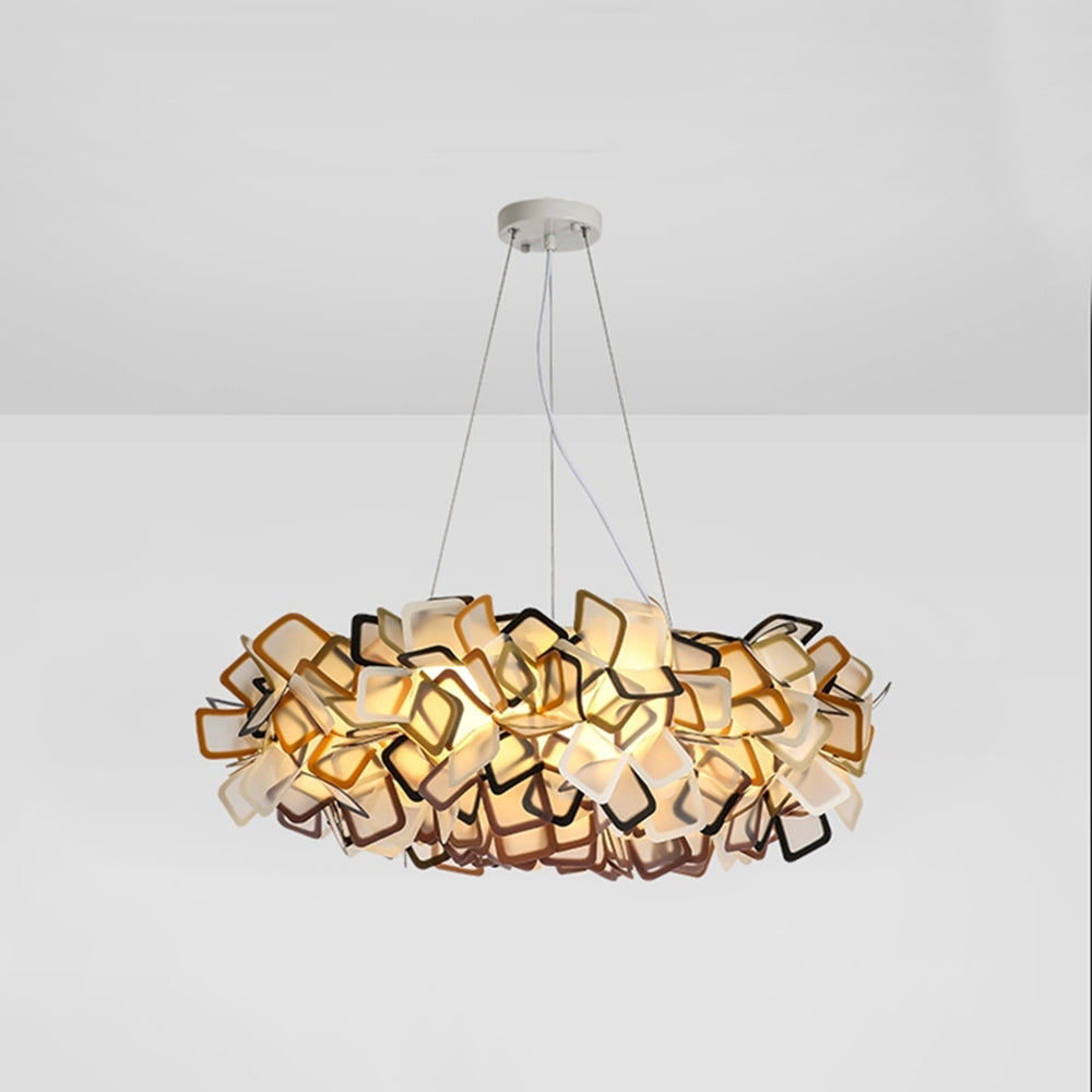 Soft Glow Floral Pendant Light In Six Colors