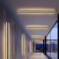 Integrated Shelf With Outdoor Symmetrical Wall Light