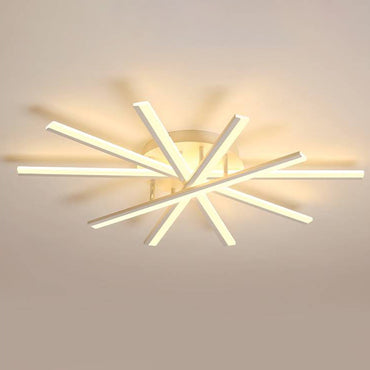 Linear Flush Mount Ceiling Light Four Finishes LineaGlow