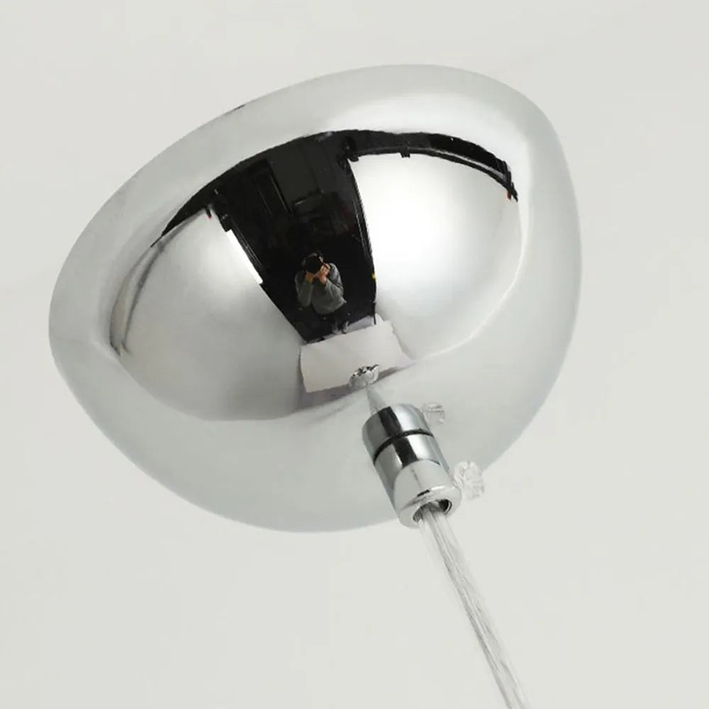Adjustable Height Lava Glass Pendant Light