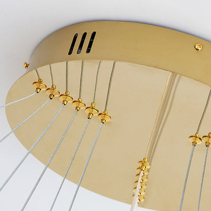 Pendant Light Minimalist Gold Ring For Living Room