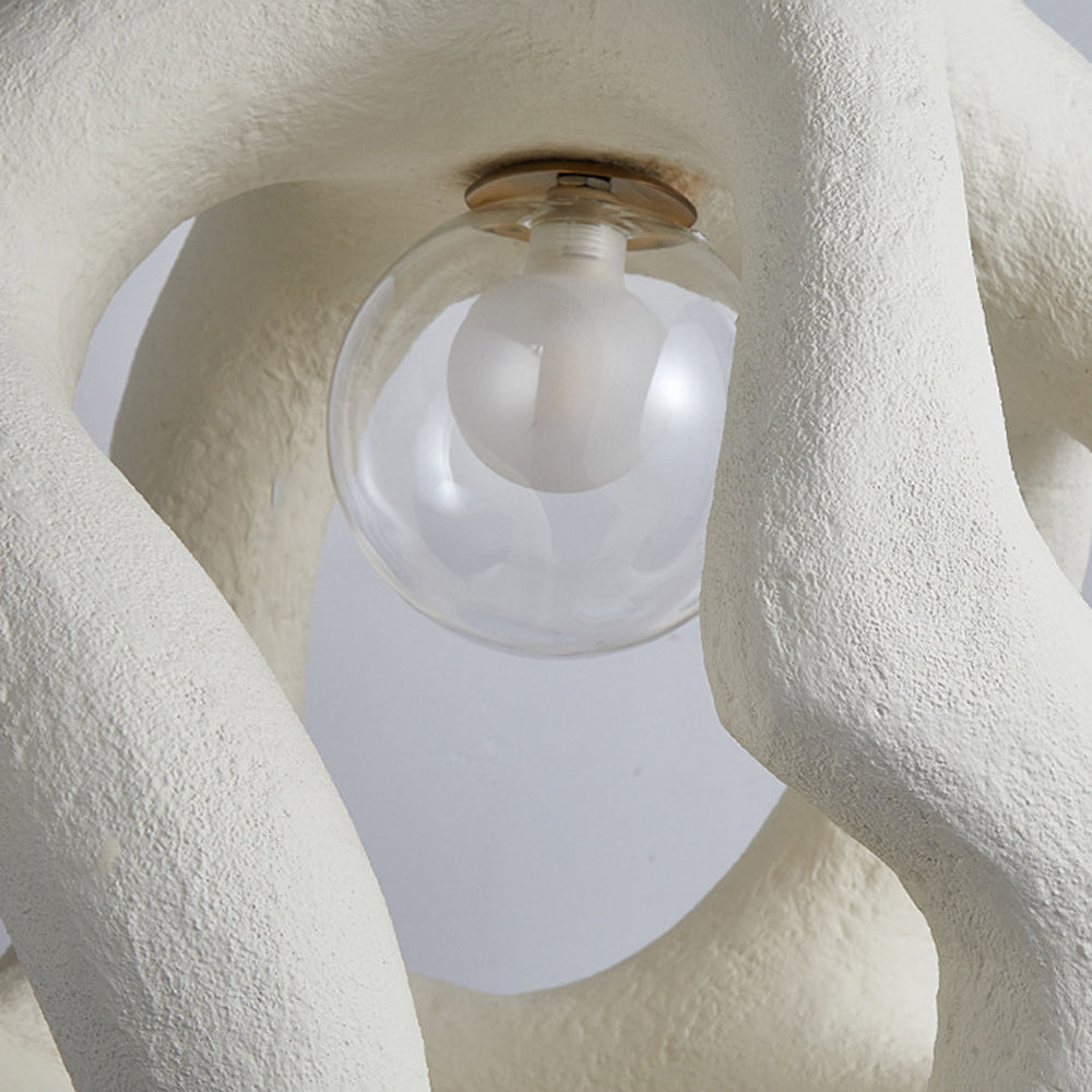 Pendant Light For Soft Ambient Glow In Homes, Modern Metal And Resin