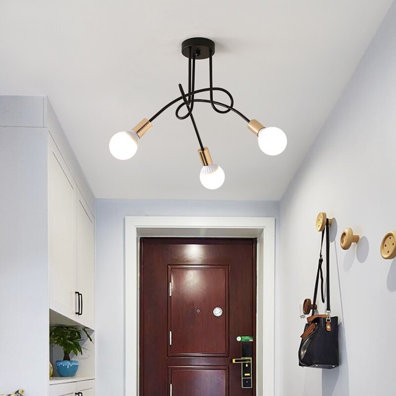 Metal Linear NovaLine Ceiling Curve Light For Living And Dining Rooms
