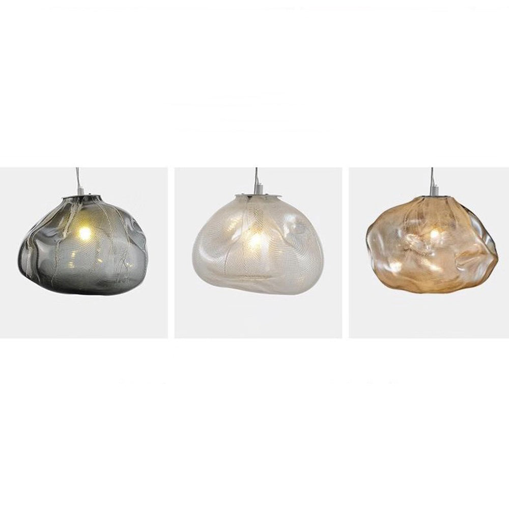 Ambient Glow Glass Globe Minimalist Pendant Light