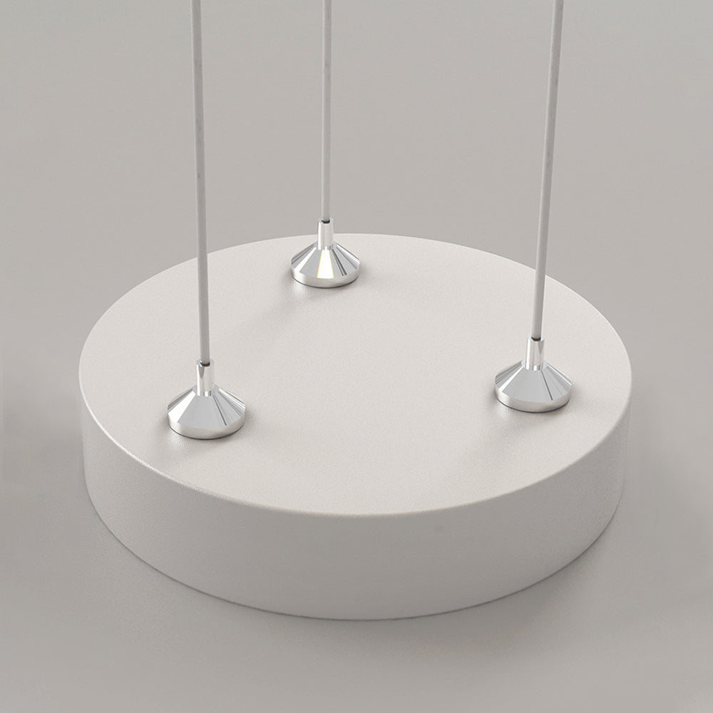 Ambient Glow Flower Pendant Light Art Deco