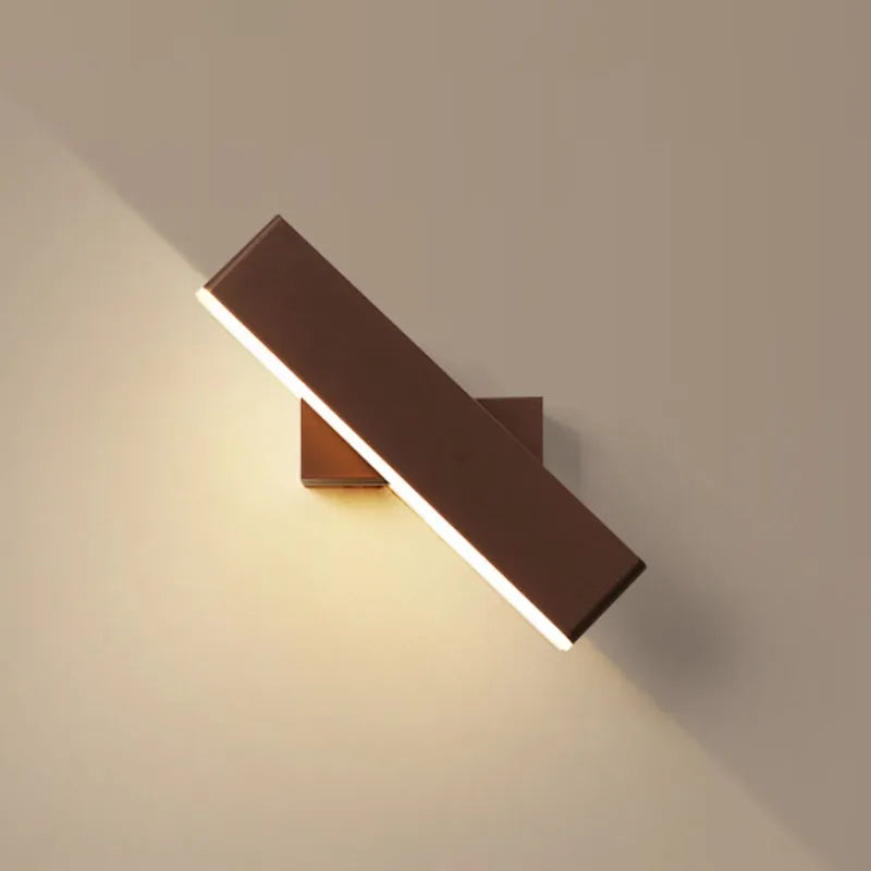 LED Wall Light For Living Rooms Rotatable Rectangular
