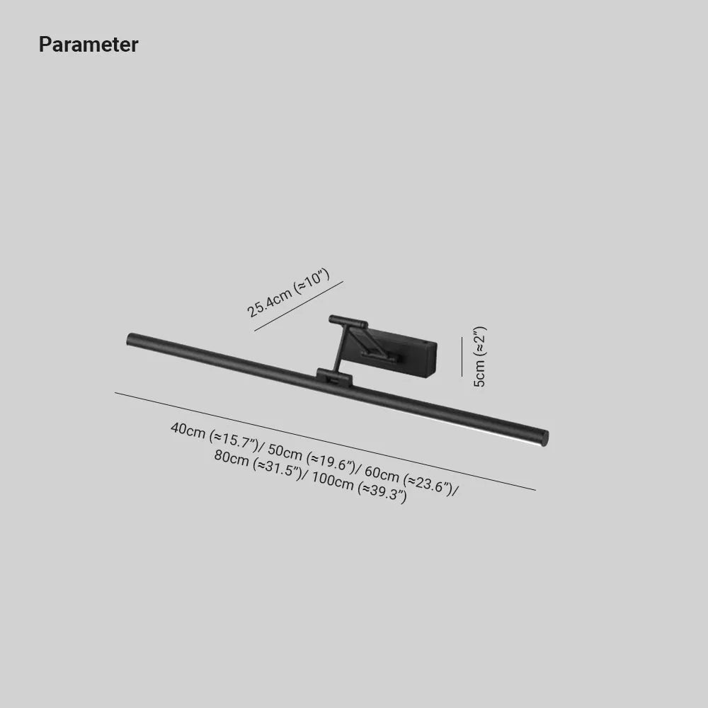 Vanity Front Linear Mirror Led Aero Wall Light