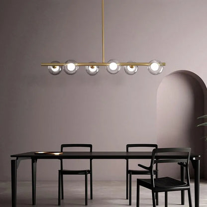 Ambient Dining Illumination Nordic Linear Pendant Light