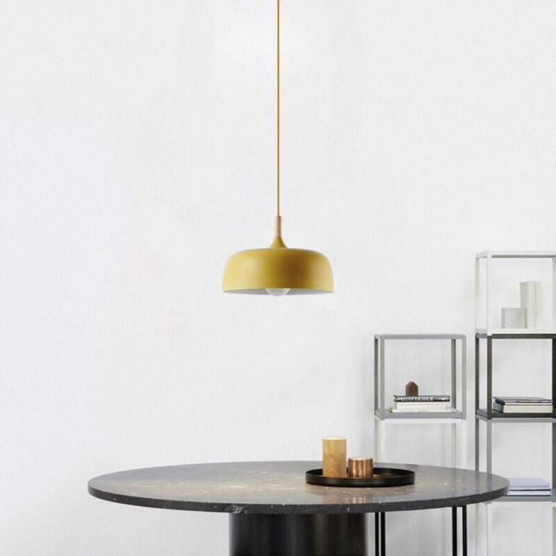 Dining Room Modern Dome Pendant Light With Soft Glow
