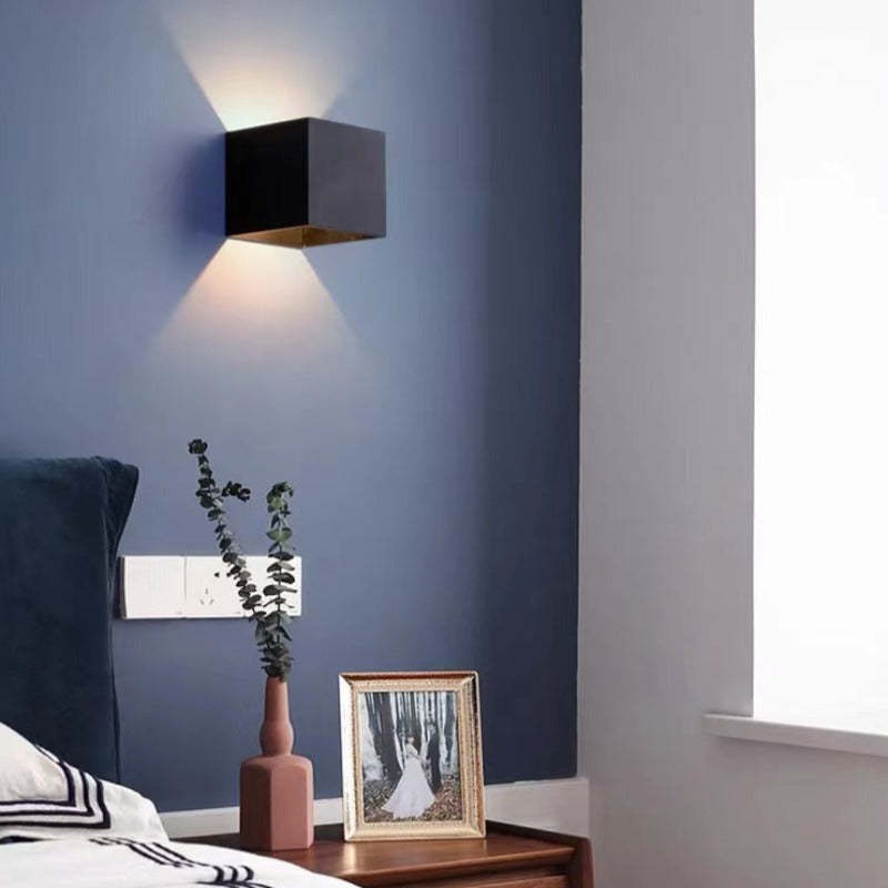 Adjustable Beam Outdoor LED Square Wall Light